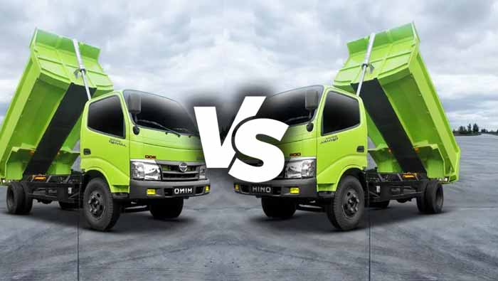 Comparison of Hino Dutro Dump 110 HD vs Hino Dutro Dump 130 HD trucks