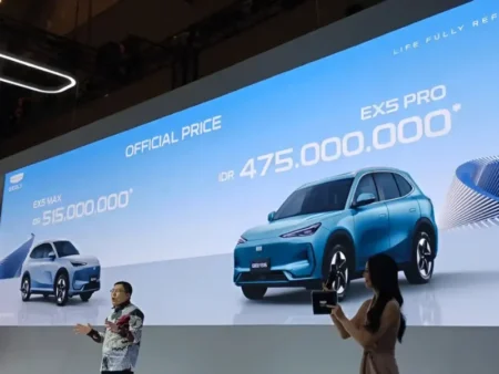Geely Launches EX5 at IIMS 2025 in Indonesia - autoini