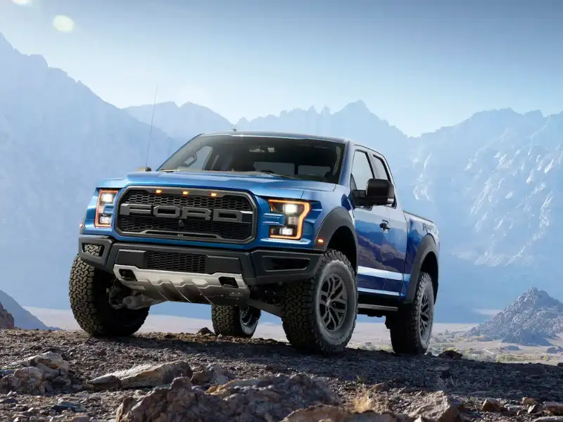 Ford F-Series pickup truck parked, representing strong sales growth in the US market in May 2025 - autoini