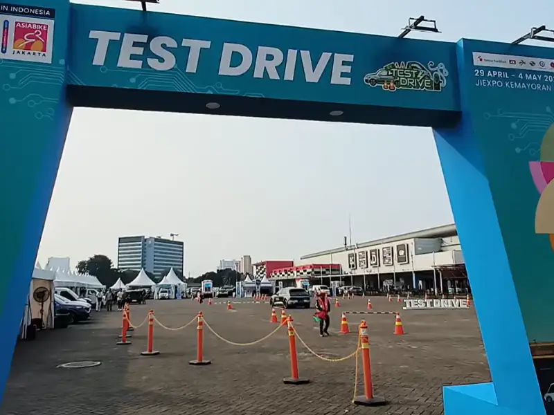 Lokasi Uji Coba di PEVS 2025, JIEXPO Indonesia Test Drive Location at PEVS 2025, JIEXPO Indonesia - autoini