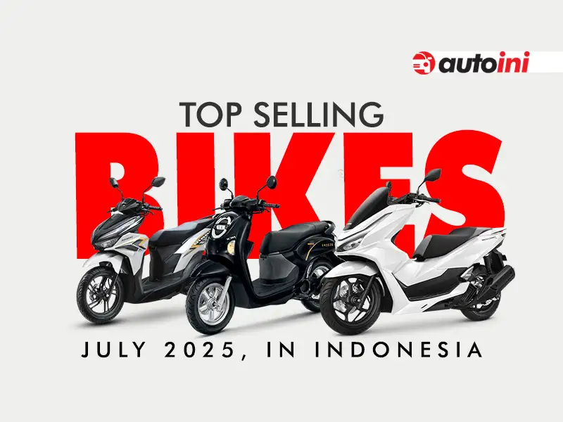 List of most popular bike models in Indonesia July 2025 showing Honda Vario in first place