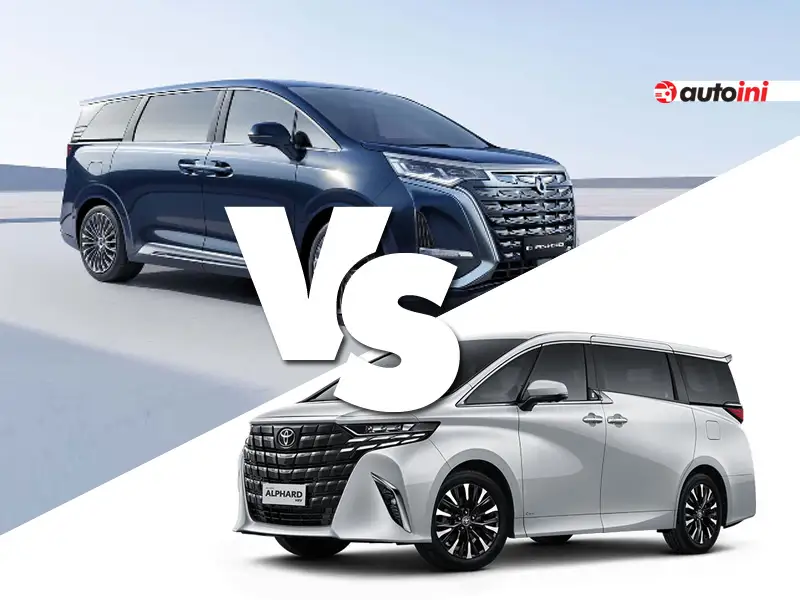 Toyota Alphard HEV vs Denza D9 Electric MPV Indonesia