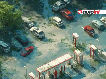 Are EVs Safe in Floods? A Technical Breakdown Electric vehicle with water reaching wheel level