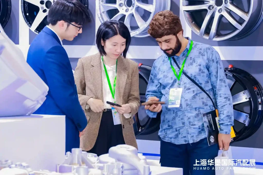 International auto parts buyers attending APES 2026 in Shanghai