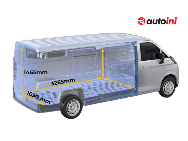 Farizon V8E cargo van ruang kargo 7,9 meter kubik