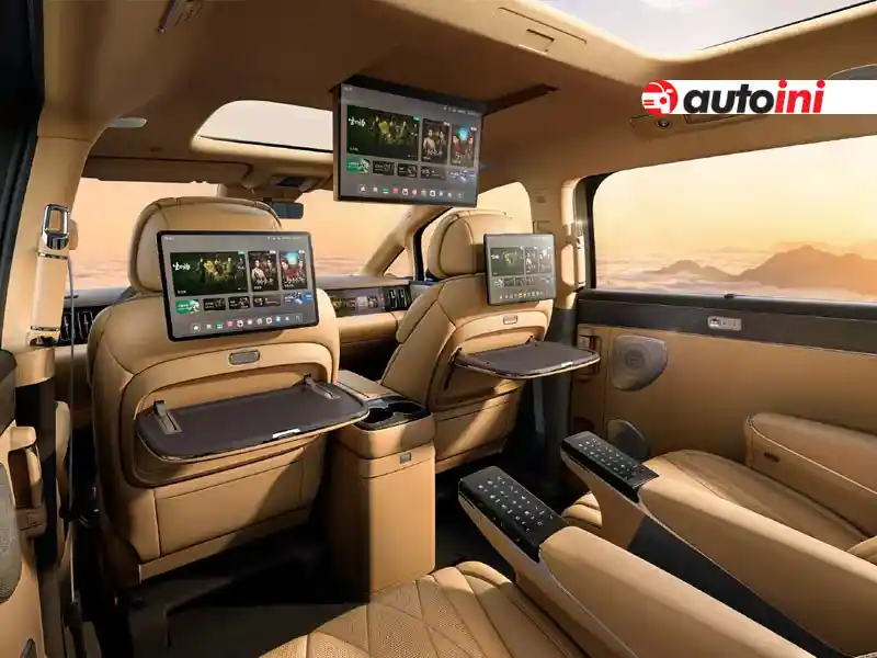 Denza D9 Interior design and comfort in Indonesia