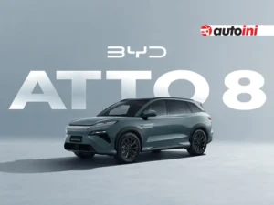 BYD Atto 8 7-seater electric SUV exterior side view