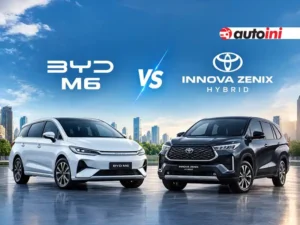BYD M6 vs Toyota Innova Zenix Hybrid comparison in Indonesia