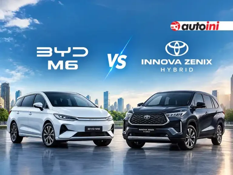 BYD M6 vs Toyota Innova Zenix Hybrid harga di Indonesia BYD M6 vs Toyota Innova Zenix Hybrid comparison in Indonesia